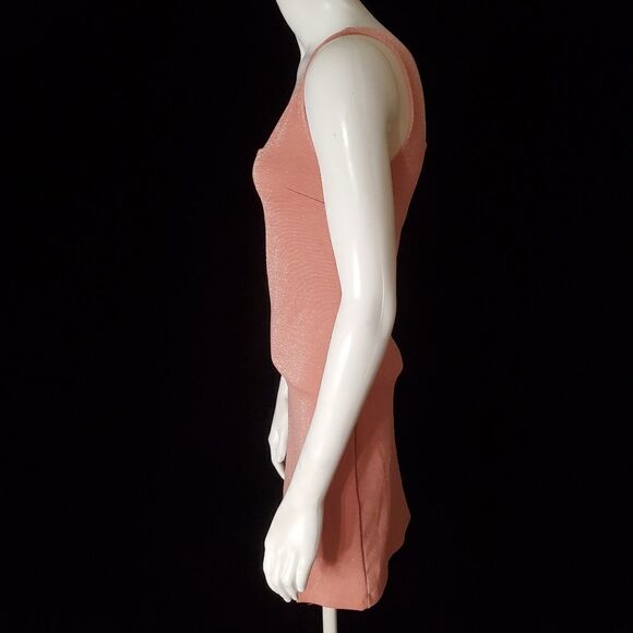 NWT Forever 21 Rose Pink Sparkly Knit Dress (S) - Picture 3 of 5